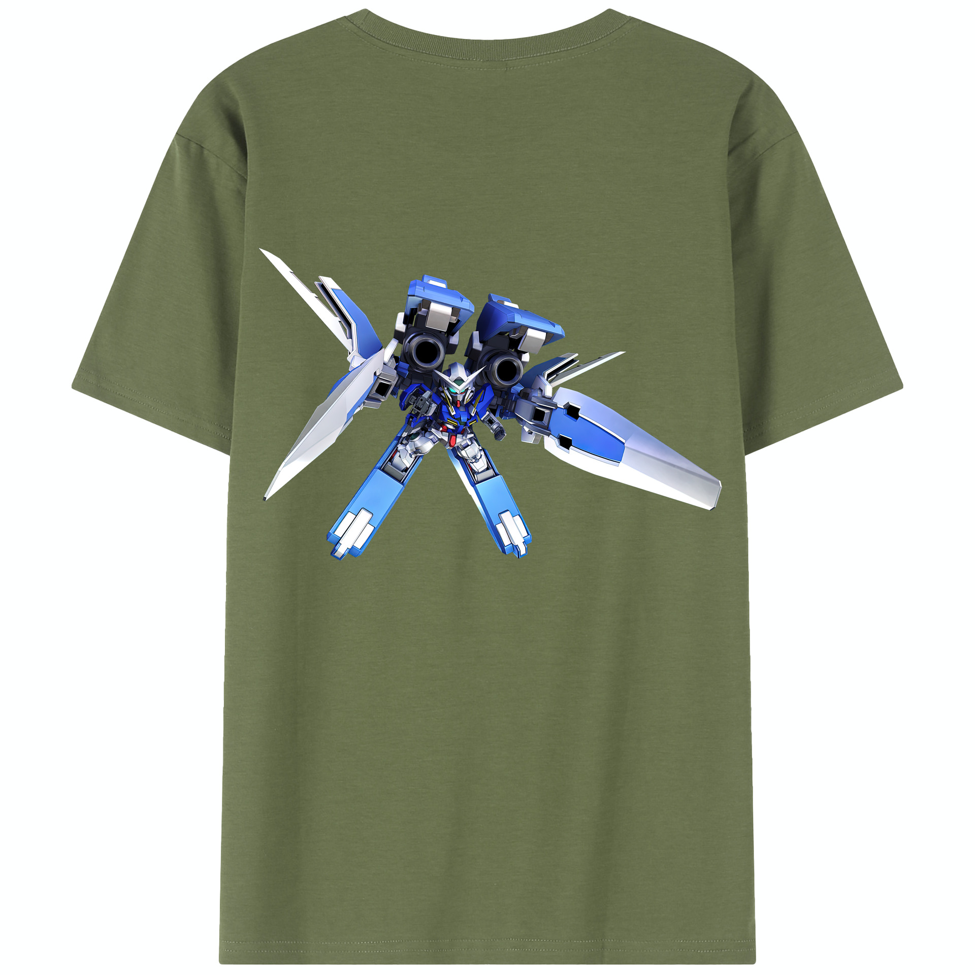 （画像用） 機動戦士ガンダム Mobile Suit Gundam 綿100％半袖Tシャツ（背面プリント）